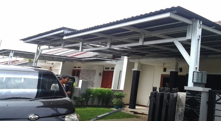 15 Inspirasi Desain Teras Baja Ringan Terbaru 2024!